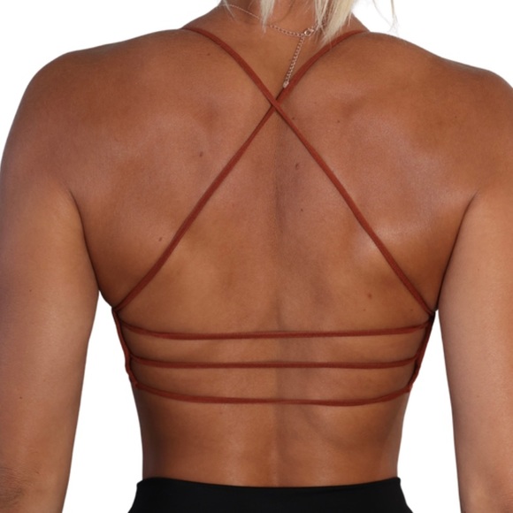 Backless sports bra - grey - size XS/S - fair condition- - Picture 4 of 4